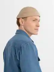 Бежевый кепка без козырька, бейсболка, докер, бини
