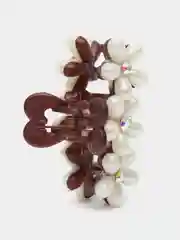 Бордовый заколка-краб, 6 см