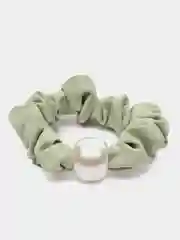 Мятный резинка для волос с жемчугом