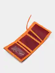 Красный кошель текстильный, унисекс