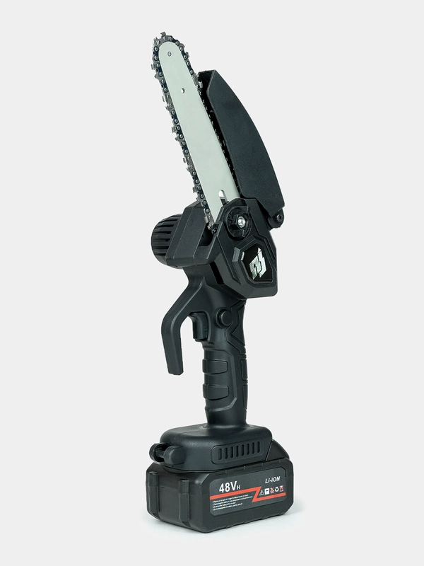 Пила аккумуляторная цепная, мини, садовая, сучкорез, 48V, с 2 аккумуляторами