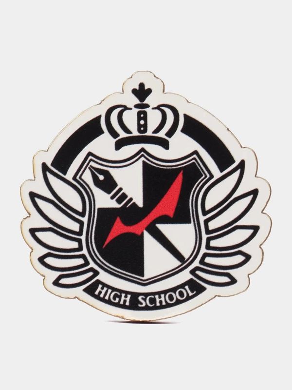 Значок деревянный по аниме "Данганронпа" (Danganronpa)