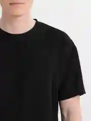 TrendD / Футболка черная Unisex прямая c коротким рукавом