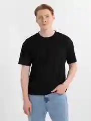 TrendD / Футболка черная Unisex прямая c коротким рукавом