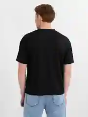 TrendD / Футболка черная Unisex прямая c коротким рукавом