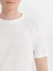 TrendD / Футболка белая Unisex прямая c коротким рукавом