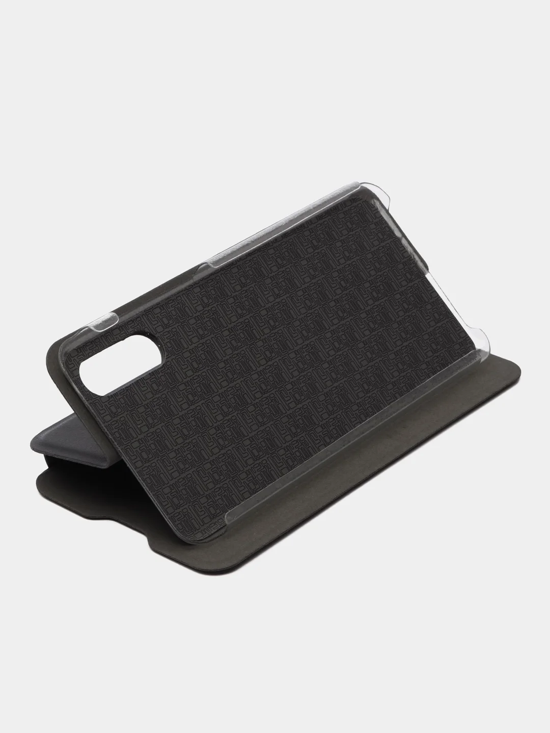 Черный чехол книжка Samsung A02
