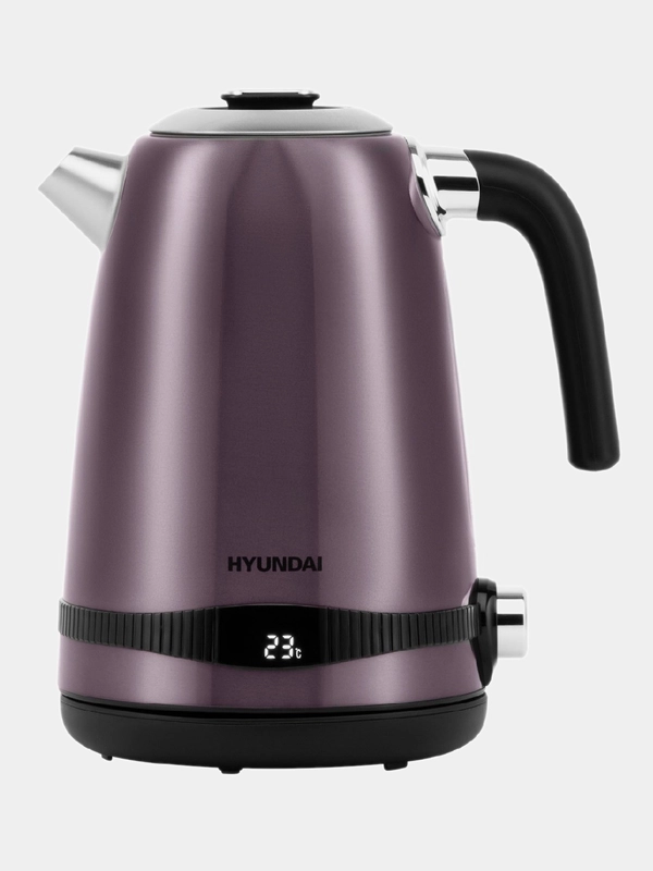 Чайник электрический Hyundai HYK-S4800, 2200Вт, фиолетовый и черный