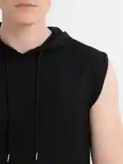 Trend D / Футболка мужская черная с капюшоном Unisex