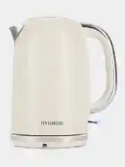 Чайник электрический Hyundai HYK-S9900, 2200Вт, молочный и серебристый