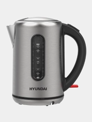 Чайник электрический Hyundai HYK-S9909, 2200Вт, серебристый матовый и черный