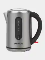 Чайник электрический Hyundai HYK-S9909, 2200Вт, серебристый матовый и черный