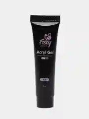 Сиреневый акрил-гель (Acryl gel) полигель FOXY EXPERT, для наращивания ногтей, цветной