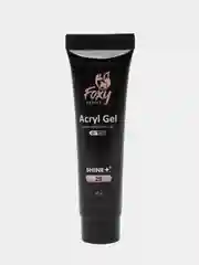 Конфетный акрил-гель (Acryl gel) полигель FOXY EXPERT для наращивания ногтей с шиммером
