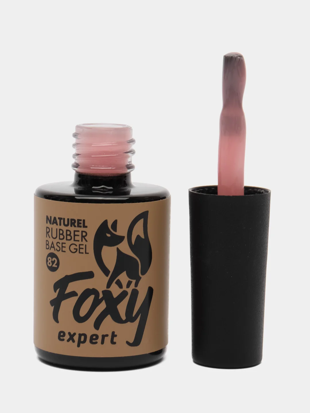 Карамельный камуфлирующая база для маникюра FOXY EXPERT NATUREL, 10 мл
