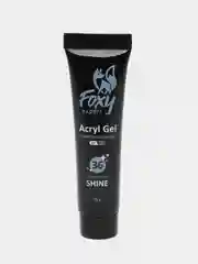 Ледяной акрил-гель (Acryl gel) полигель FOXY EXPERT для наращивания ногтей с шиммером