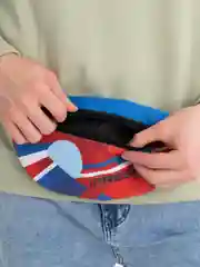 Красный сумка на пояс, спортивная, поясная сумка через плечо,  бананка, унисекс, отделение на молнии