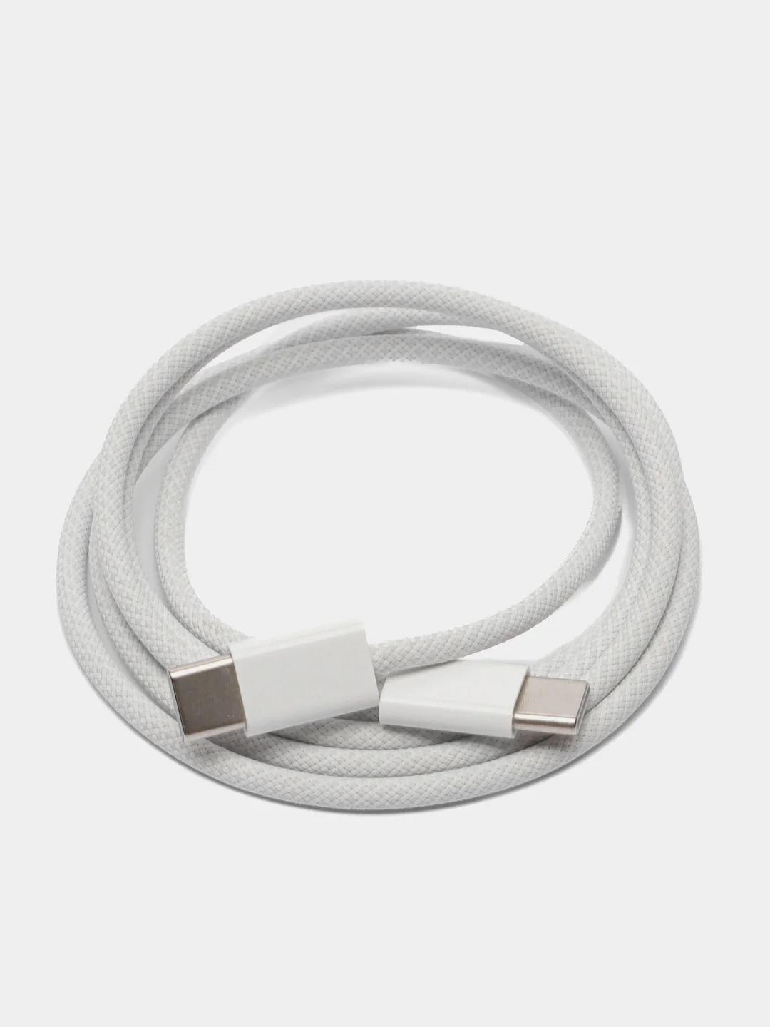 Кабель плетеный 60w для iPhone 15 и Android, Type C / Type C с быстрой зарядкой