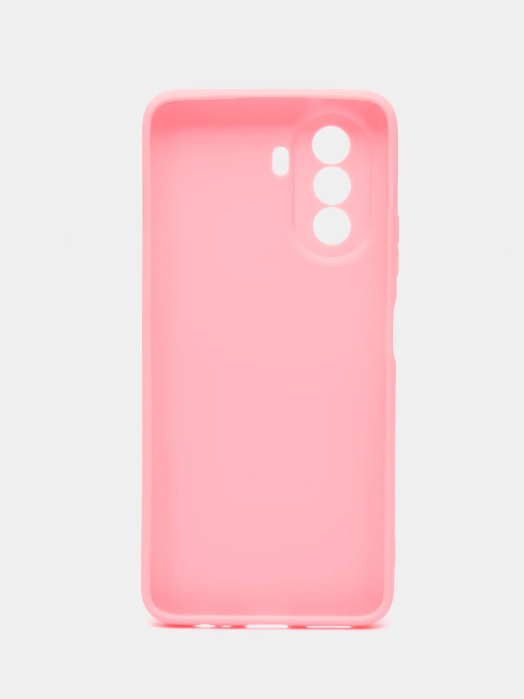 Розовый чехол Huawei Nova Y70 (Хуавей Нова У70), силиконовый, цветной, матовый