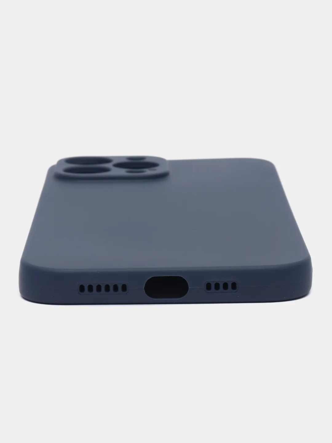 Розовый чехол для iPhone 13 Pro Max (Айфон 13 Про Макс), силиконовый, цветной, матовый