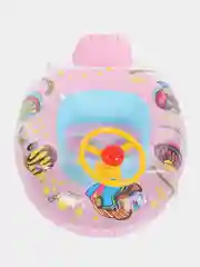 Розовый круг-трусы с прорезями для ног, 1,5 - 8 лет