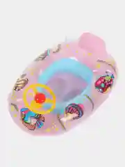 Розовый круг-трусы с прорезями для ног, 1,5 - 8 лет