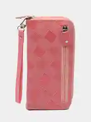 Фиолетовый кошелек женский, портмоне кожзам