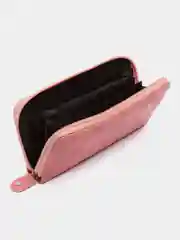 Фиолетовый кошелек женский, портмоне кожзам