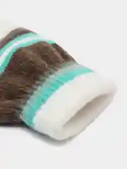 Бежевый меланж перчатки