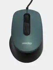 Мышь проводная Smartbuy ONE SBM-265-B, USB, 2400 dpi, беззвучная, синяя