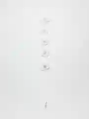 Белый лента в косу