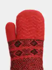 Алый варежки