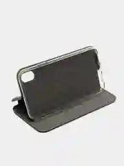 Серый чехол книжка iPhone XR