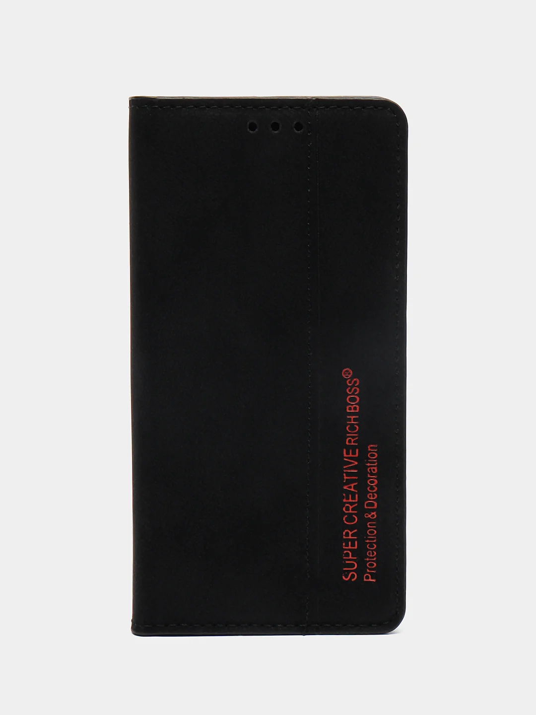 Черный чехол книжка Samsung A01 Core