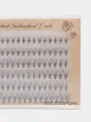 Пучки для наращивания ресниц, 10/20/30D, изгиб C,толщина 0.07,120 пучков