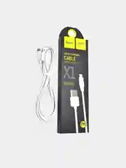 Белый кабель зарядный HOCO X1 USB to Lightning, c поддержкой быстрой зарядки 2 метра для айфона