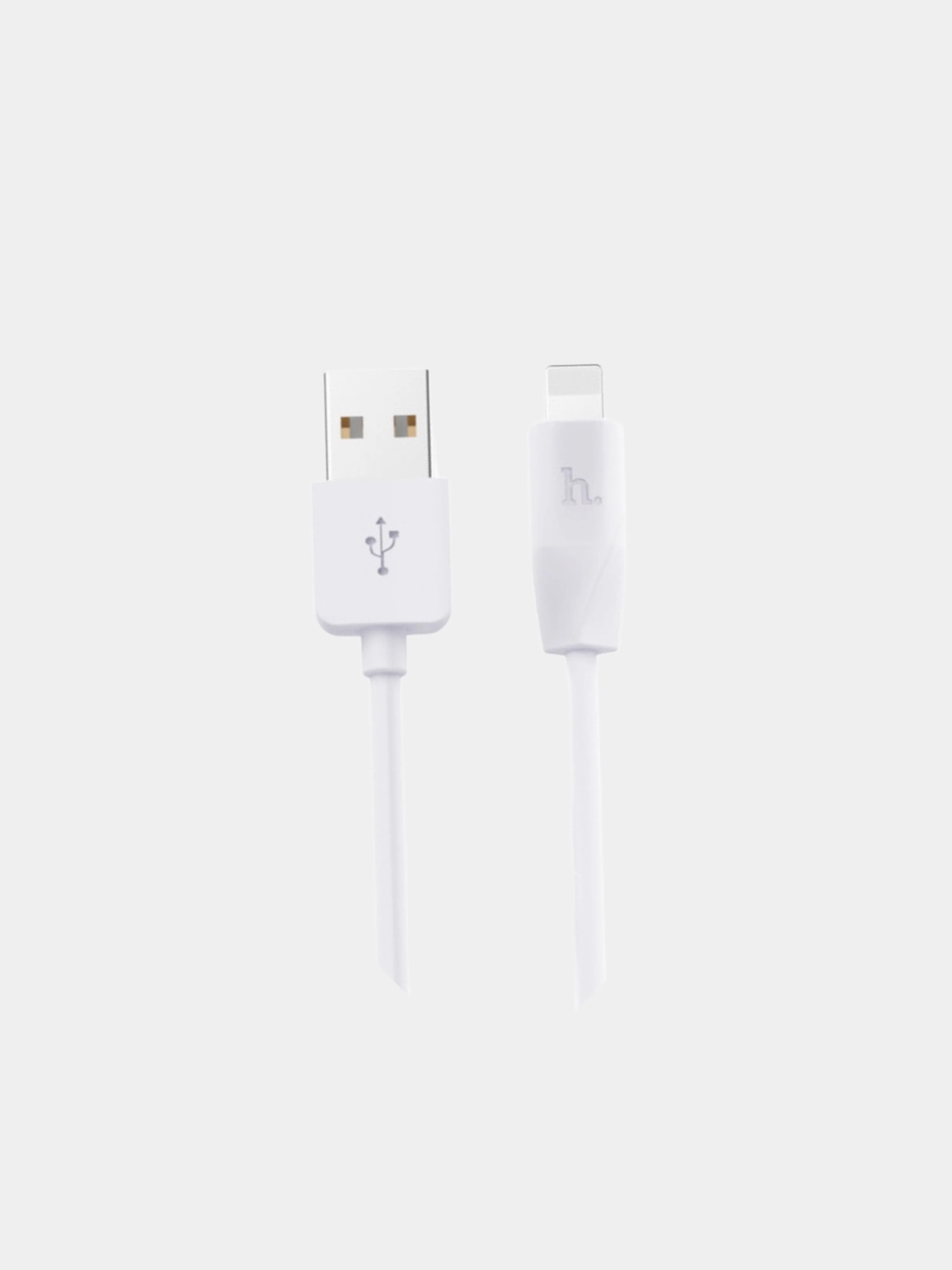Белый кабель зарядный HOCO X1 USB to Lightning, c поддержкой быстрой зарядки 2 метра для айфона