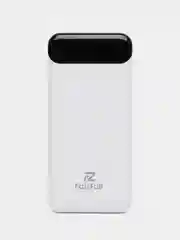 Белый внешний аккумулятор, 10000 мАч, USB Type-A/Type-C, повербанк, Power Bank