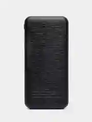 Черный внешний аккумулятор, 10000 мАч, USB Type-A/Type-C, повербанк, Power Bank