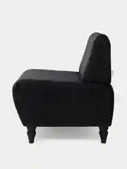 Черный кресло MONOFIX, БУНО, велюр