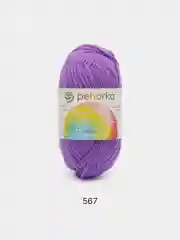 Фиолетовый пряжа Пехорка Детская новинка, 100% акрил, 50 г, 200 м