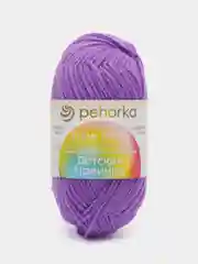 Фиолетовый пряжа Пехорка Детская новинка, 100% акрил, 50 г, 200 м