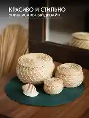 Зеленый плейсмат 38 см, круглая сервировочная салфетка для стола, салфетка под тарелку и приборы
