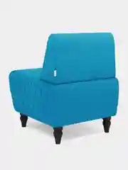 Голубой кресло MONOFIX, БУНО, велюр