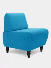 Голубой кресло MONOFIX, БУНО, велюр
