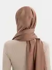 Карамельный готовый платок из шелка