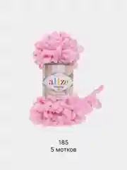 Розовый пряжа Alize Puffy 5 штук/упаковка 100% Микрополиэстер 100г 9м (Часть2)