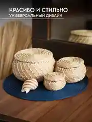 Синий плейсмат 38 см, круглая сервировочная салфетка для стола, салфетка под тарелку и приборы