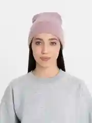 Шапка бини унисекс, двойная, с отворотом