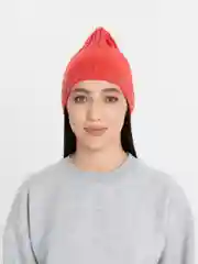 Коралловый шапка женская, два цвета
